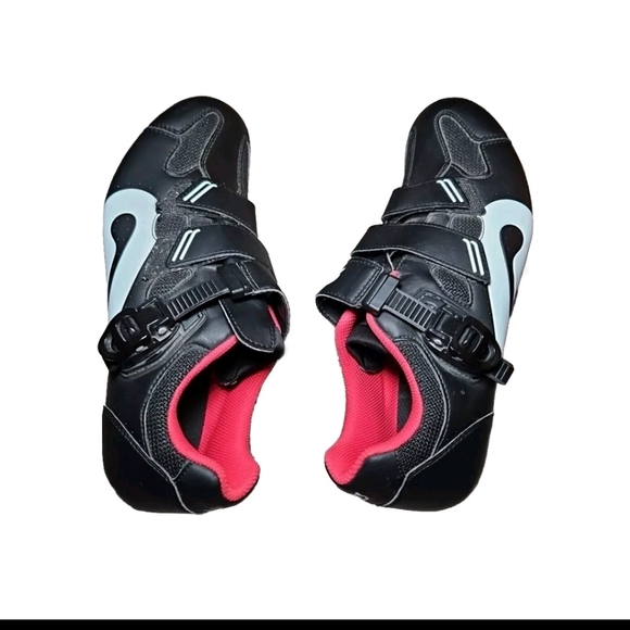 Peloton Unisex Red And Black Cycling Shoes 43 12W 10M - Picture 9 of 14